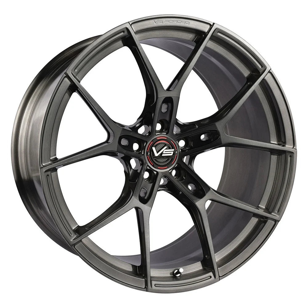 Vertini VF01, Flat Concave Profile Profile, 20X9, 5x100 to 5x132, ET23 to 45, CB54.1 to 84.1, BRUSHED TITANIUM - Image 1