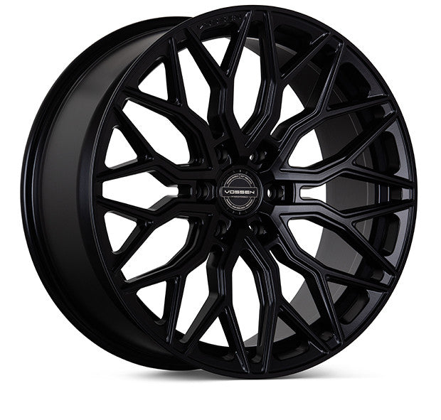 Vossen Wheel HF63 24X10 6x139.7 Deep Concave Profile ET25 CB106.1 Satin Black - Image 1