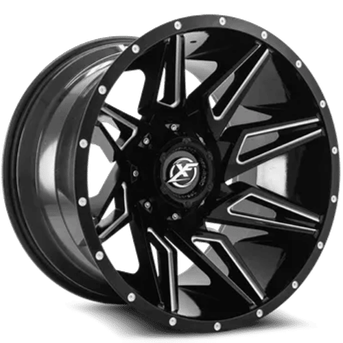 XF Offroad XF-218, 20x9, 5x127/5x139.7, ET0, CB78.1, Gloss Black Milled