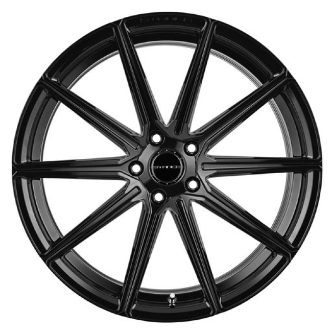 Stance SF09, Deep Concave Profile Profile, 22X10.5, 5x100 to 5x132, ET15 to 45, CB54.1 to 84.1, Piano Black - Image 1