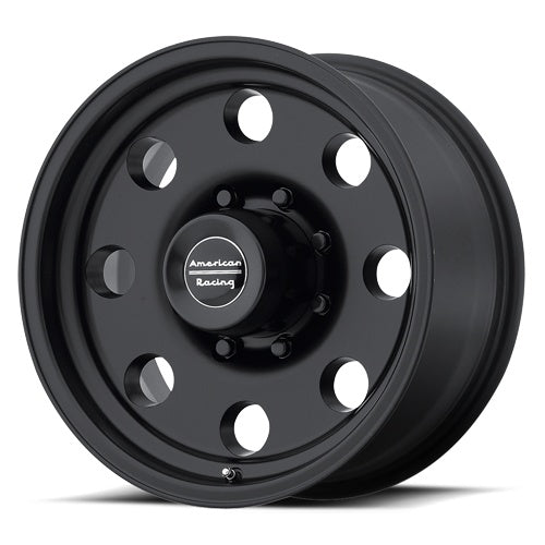 American Racing AR172 BAJA, 16X8, 6X4.5, ET0, CB83.06, SATIN BLACK AR1726868B - Image 1