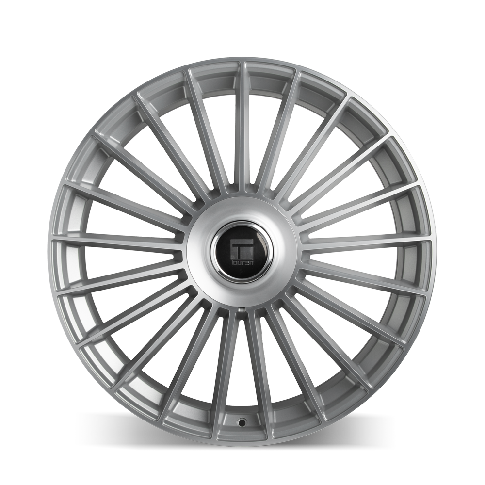 Touren TR10 3610, 22X9, 5X114.3/5X127, ET35, CB78.3, Satin Silver/Machined - 3610-22956S35