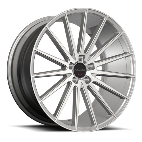 Gianelle Verdi, 22x10.5, 5x130, ET45, CB71.6, Machined Silver - 2215P45GAVERMS - Image 1