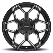 American Racing AR916, 20X8.5, 6X139.7, ET15, CB106.1, GLOSS BLACK MILLED AR91628568315 - Image 2