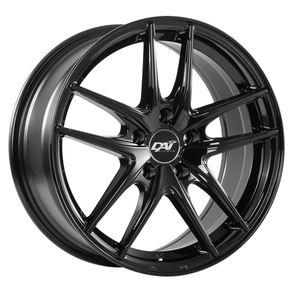 DAI Wheels - APEX - 16x7.0 - 5x100 - 40 - 73.1 - Gloss Black - Image 1