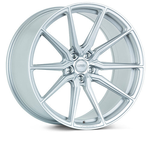 Vossen Wheel HF3 22X10 5x98 to 5x132 Flat Concave Profile ET+26 TO +62 CB54.1 to 84.1 Silver Polished - Image 1