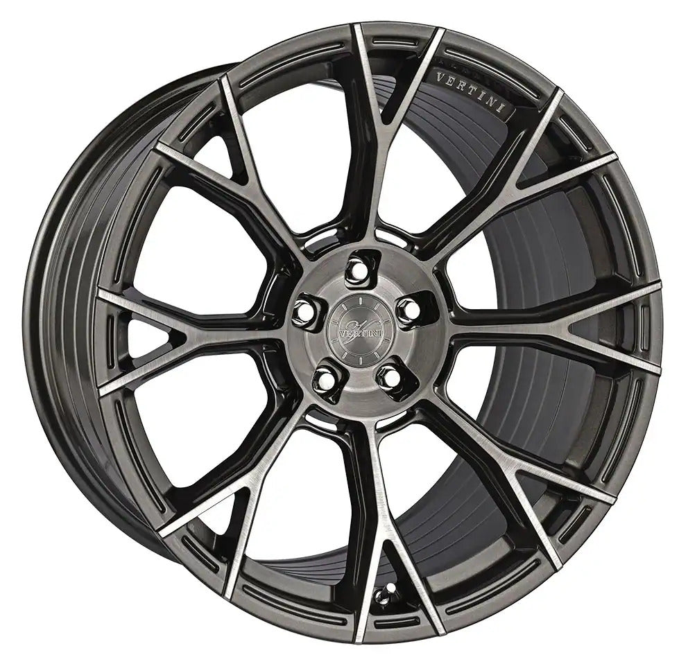 Vertini RFS2.7, Flat Concave Profile Profile, 20X9, 5x100 to 5x132, ET15 to 45, CB54.1 to 84.1, BRUSH DUAL GUNMETAL - Image 1