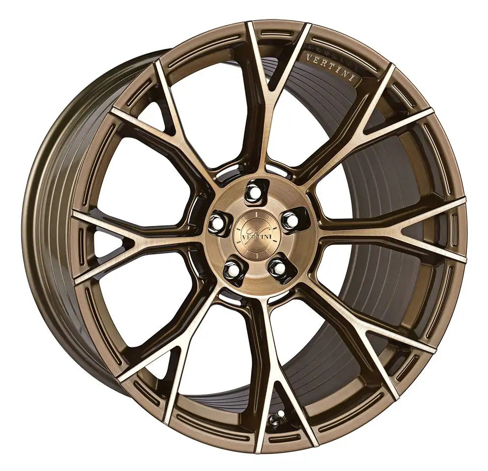 Vertini RFS2.7, Deep Concave Profile Profile, 20X10, 5x100 to 5x132, ET15 to 45, CB54.1 to 84.1, BRUSH DUAL BRONZE - Image 1