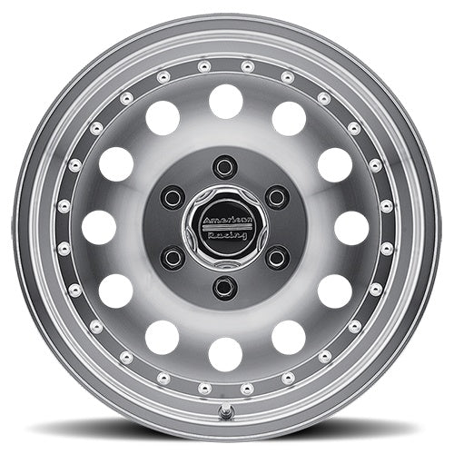 American Racing AR62 OUTLAW II, 17X8, 8X180, ET18, CB130.81, MACHINED W/ CLEAR COAT AR627888A - Image 1