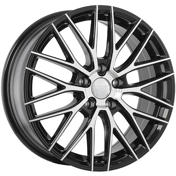 DAI Wheels - RENNSPORT - 17x7.0 - 5x114.3 - 45 - 73.1 - Gloss Black - Machined Face - Image 1