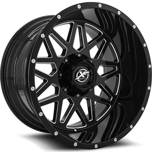 XF Offroad XF-211, 22x12, 5x127/5x139.7, ET-44, CB78.1, Gloss Black Milled
