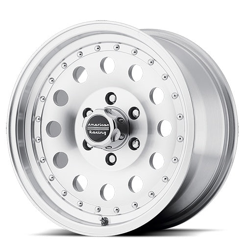 American Racing AR62 OUTLAW II, 15X8, 6X139.7, ET-19, CB108, MACHINED W/ CLEAR COAT AR625883 - Image 2