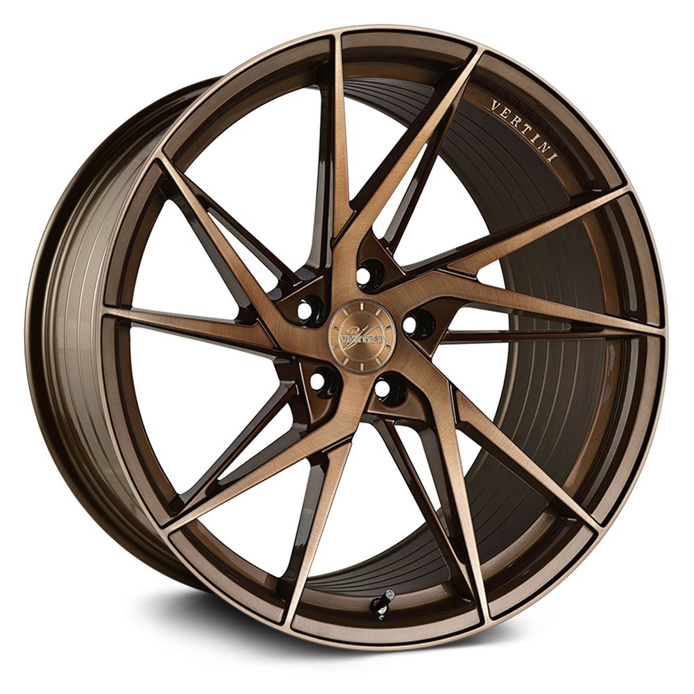 Vertini RFS1.9, Flat Concave Profile Profile, 19X8.5, 5x100 to 5x132, ET15 to 45, CB54.1 to 84.1, Dual Bronze - Image 1