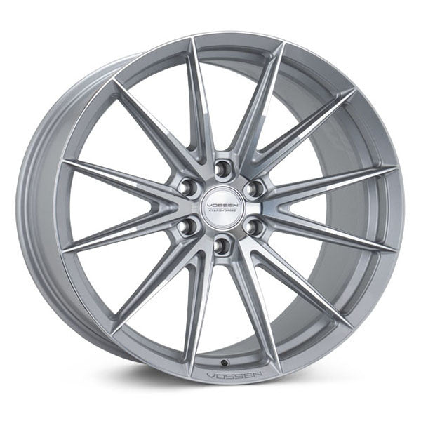 Vossen Wheel HFX2 22X9 5x120 Flat Concave Profile ET30 CB72.56 Silver Polished - Image 1