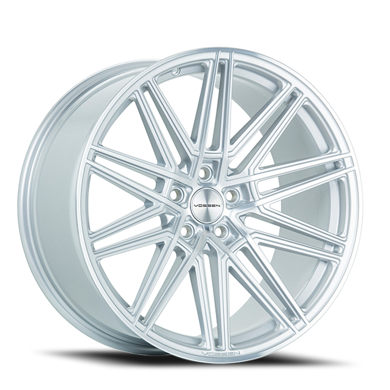 Vossen Wheel CV10 22X10.5 5x120 Deep Concave Profile ET38 CB72.56 Silver Polished - Image 1