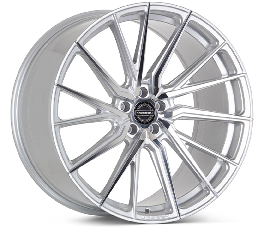 Vossen Wheel HF4T 21X9 5x120 Flat Concave Profile ET30 CB72.56 Silver Polished - Image 1
