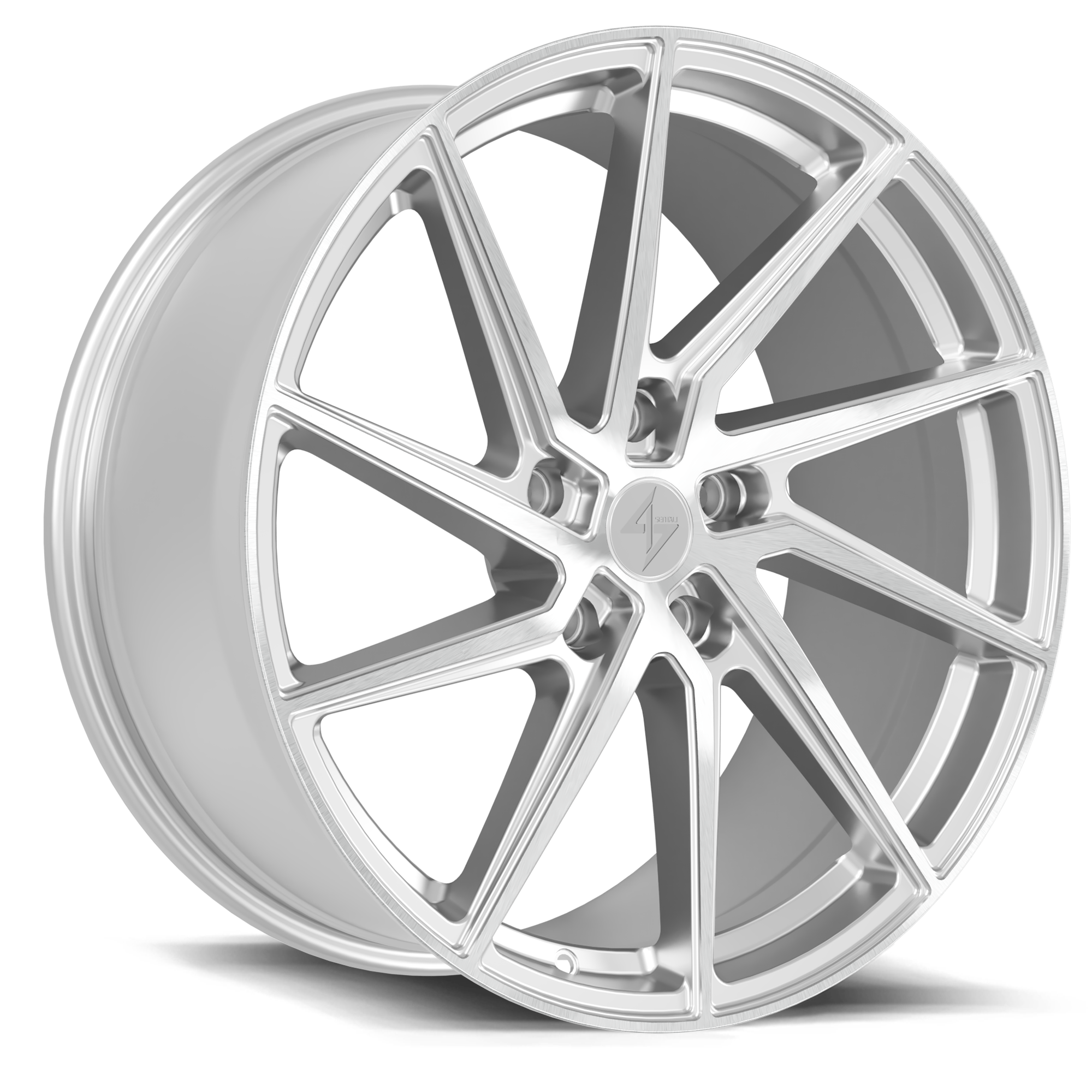 Sentali Street APEX, 19x8.5, 5x114.3, ET35, CB73.1, Hyper Silver Diamond Cut