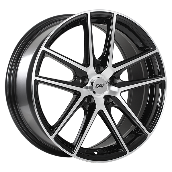 DAI Wheels - LEVEL - 14x6.0 - 4x100 - 38 - 73.1 - Gloss Black - Machined Face - Image 1