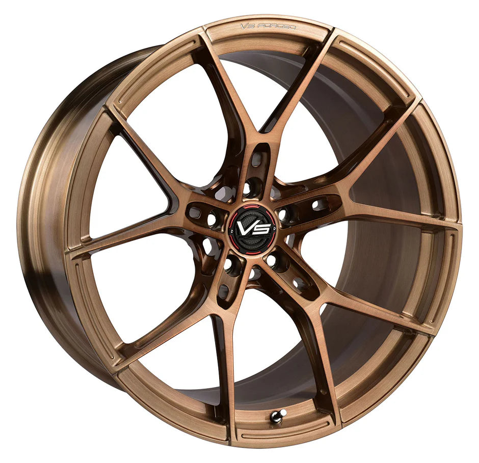 Vertini VF01, Deep Concave Profile Profile, 20X10, 5x100 to 5x132, ET9 to 45, CB54.1 to 84.1, BRUSHED BRONZE - Image 1