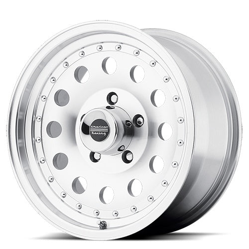 American Racing AR62 OUTLAW II, 14X7, 5X120.65, ET0, CB83.06, MACHINED W/ CLEAR COAT AR624761 - Image 3