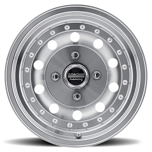 American Racing AR62 OUTLAW II, 14X7, 4X114.3, ET0, CB75.5, MACHINED W/ CLEAR COAT AR624748 - Image 4