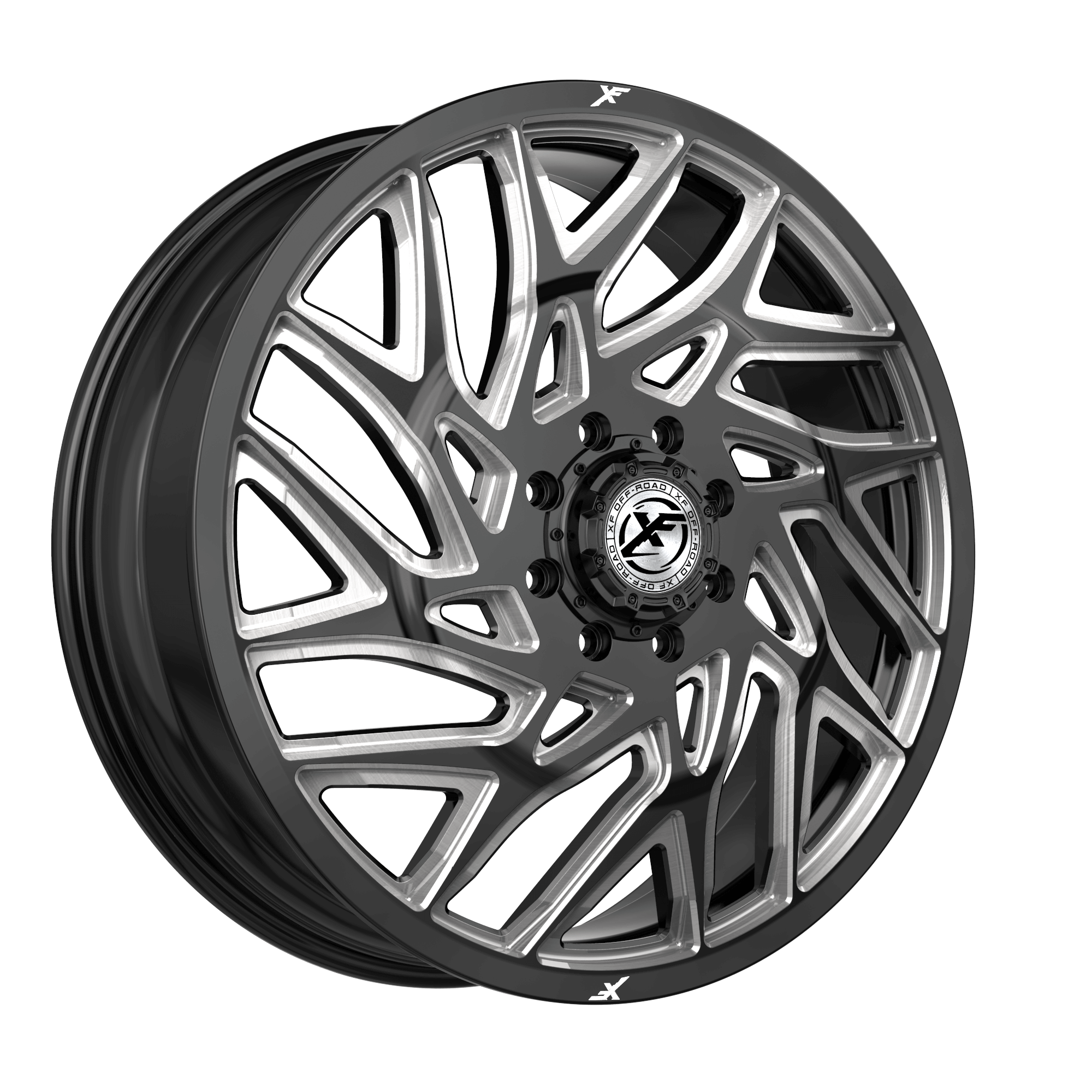 XF Offroad XF-229GBML-F, 20x8.25, 8x200, ET110, CB142, Gloss Black Milled