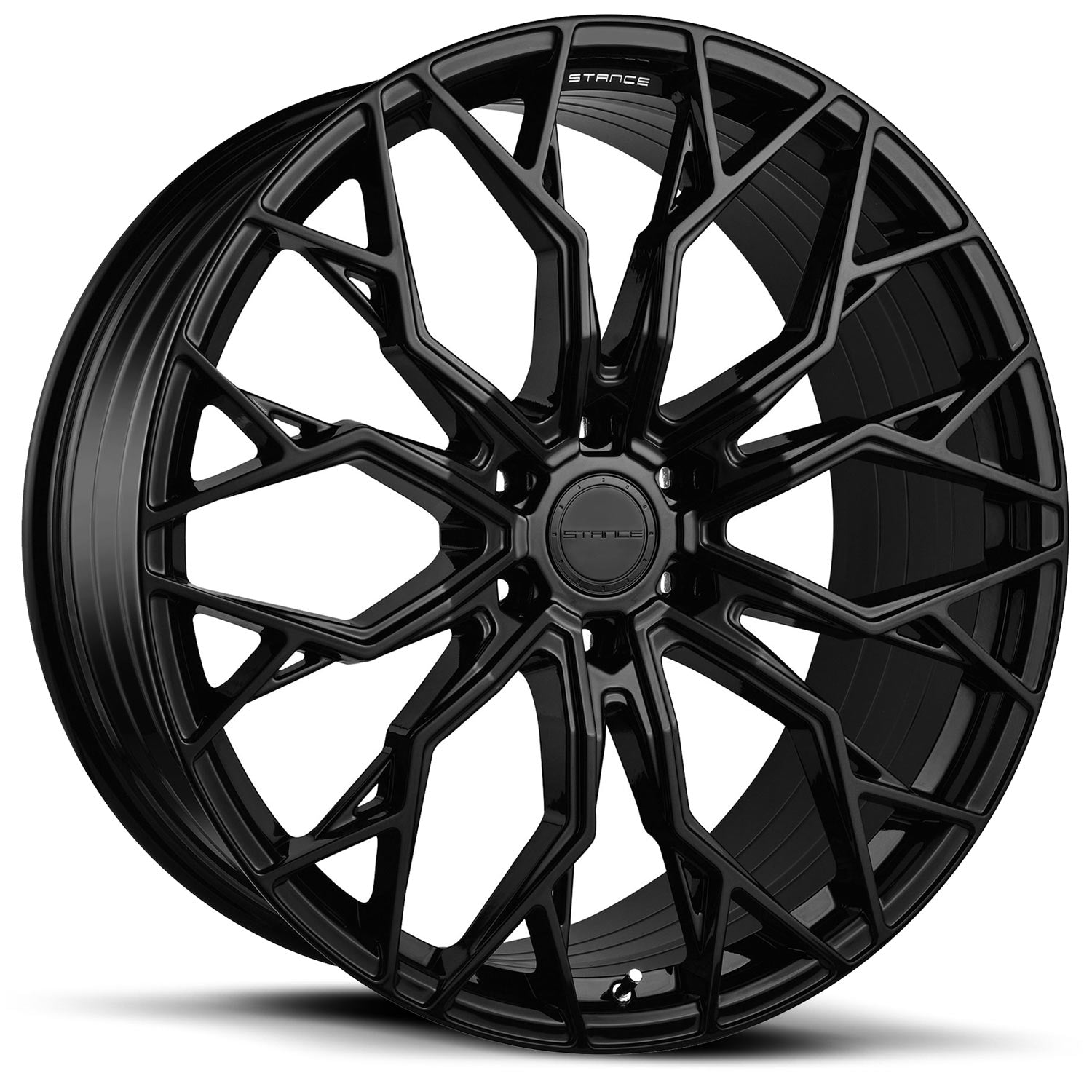 Stance XT1, Flat Concave Profile Profile, 24X10, 6x139.7, ET25, CB106.1, Gloss Black - Image 1