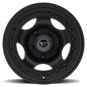 American Racing AR23, 16X7, 8X165.1, ET-6, CB130.81, SATIN BLACK W/ CLEAR COAT AR236782B - Image 1