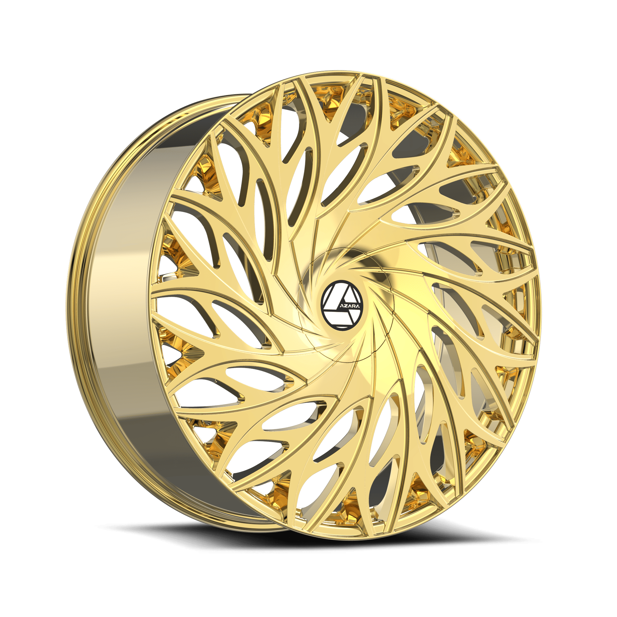 Azara AZA-525, 22x9.5, 5x120/5x115, ET15, CB74.1, Nano Gold
