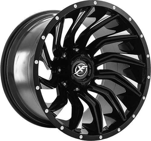 XF Offroad XF-224, 24x14, 5x127/5x139.7, ET-76, CB78.1, Gloss Black Milled