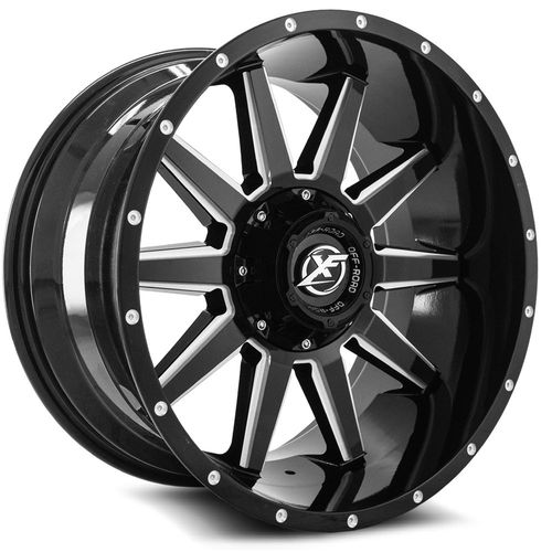 XF Offroad XF-219, 20x10, 6x135/6x139.7, ET-12, CB106.4, Gloss Black Milled