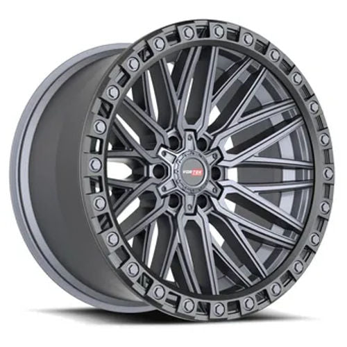 Vortek VRT-608, 20x12, 5x127/5x139.7, ET-44, CB78.1, Matte Titanium Black Bead Ring