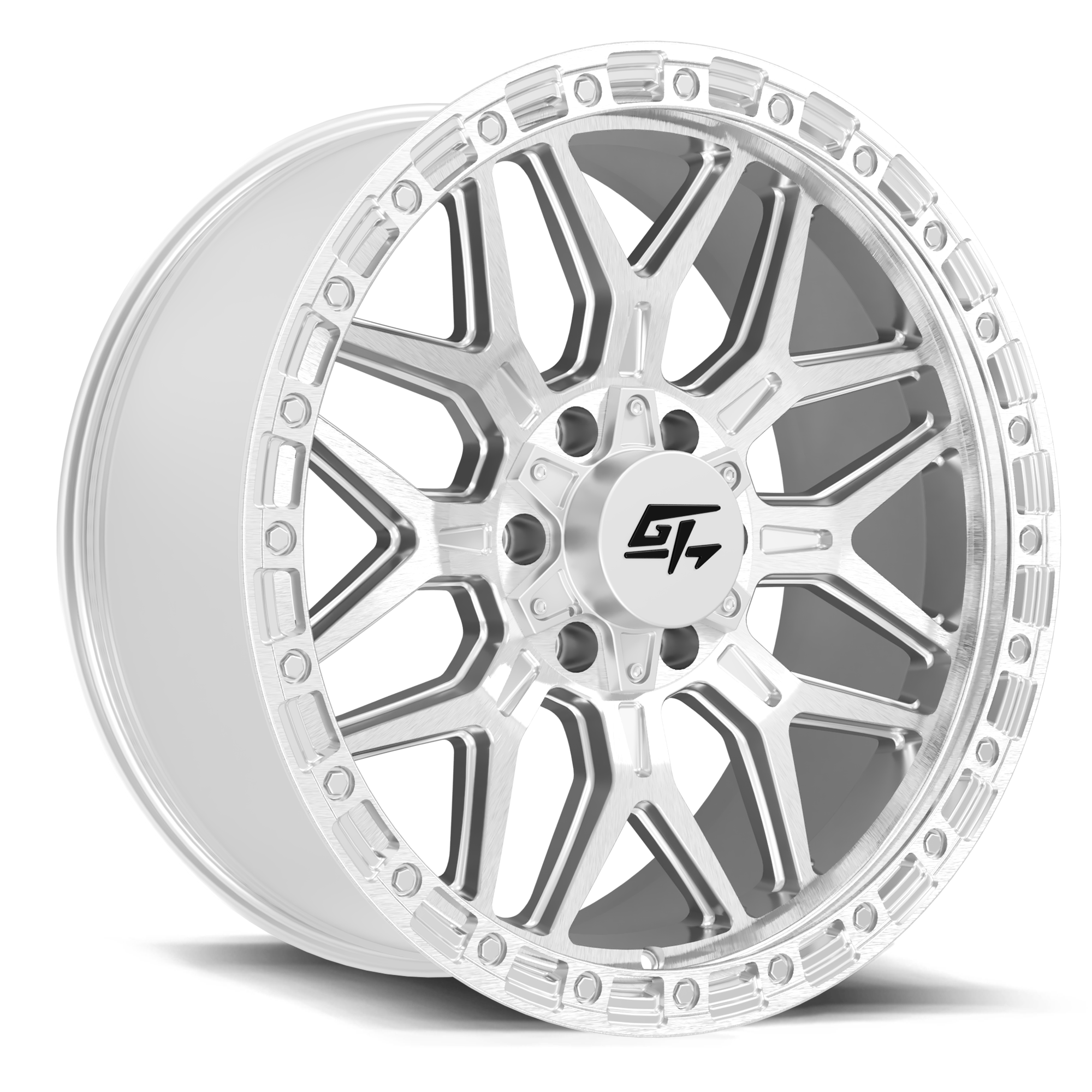 GT Offroad Revolt, 18x9, 5x127/5x139.7, ET-12, CB78.1, Hyper Silver Machined Face