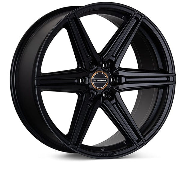 Vossen Wheel HF62 22X9.5 6x139.7 Deep Concave Profile ET20 CB106.1 Satin Black - Image 1