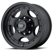 American Racing AR23, 16X7, 8X165.1, ET-6, CB130.81, SATIN BLACK W/ CLEAR COAT AR236782B - Image 2