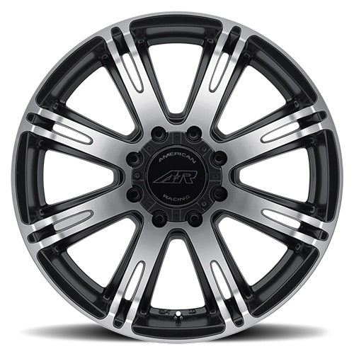 American Racing AR708, 20X9, 6X139.7, ET20, CB106.1, MATTE BLACK MACHINED AR70829068520 - Image 4