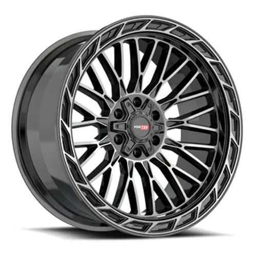 Vortek VRP-502, 20x9, 5x139.7/5x150, ET0, CB110.3, Black Diamond Cut W/ Dark Tint