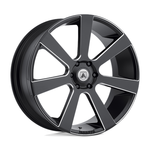 Asanti Black ABL-15 APOLLO, 24X9, 5X120.65, ET15, CB72.56, SATIN BLACK MILLED
