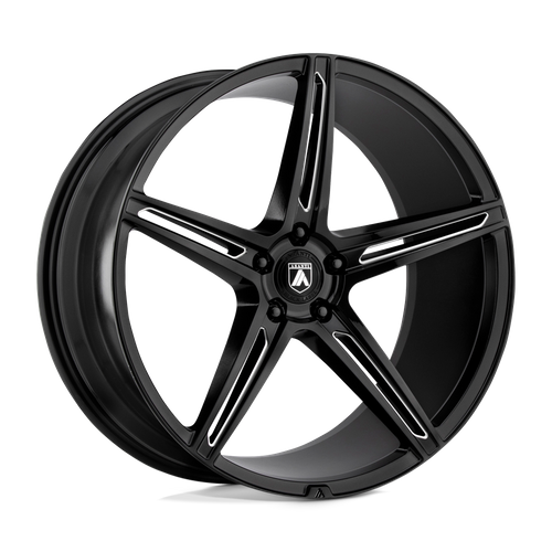 Asanti Black ABL-22 ALPHA 5, 22X9, 5X120, ET14, CB74.1, GLOSS BLACK MILLED ABL22-22905232BK