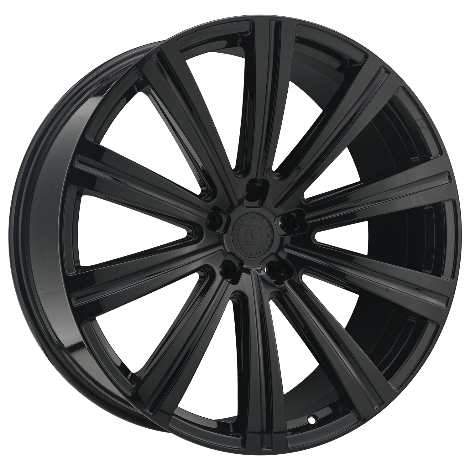 AG Luxury VANGUARD, Deep Concave Profile, 22x10.5, 5x120, ET38, CB72.56, Gloss Black
