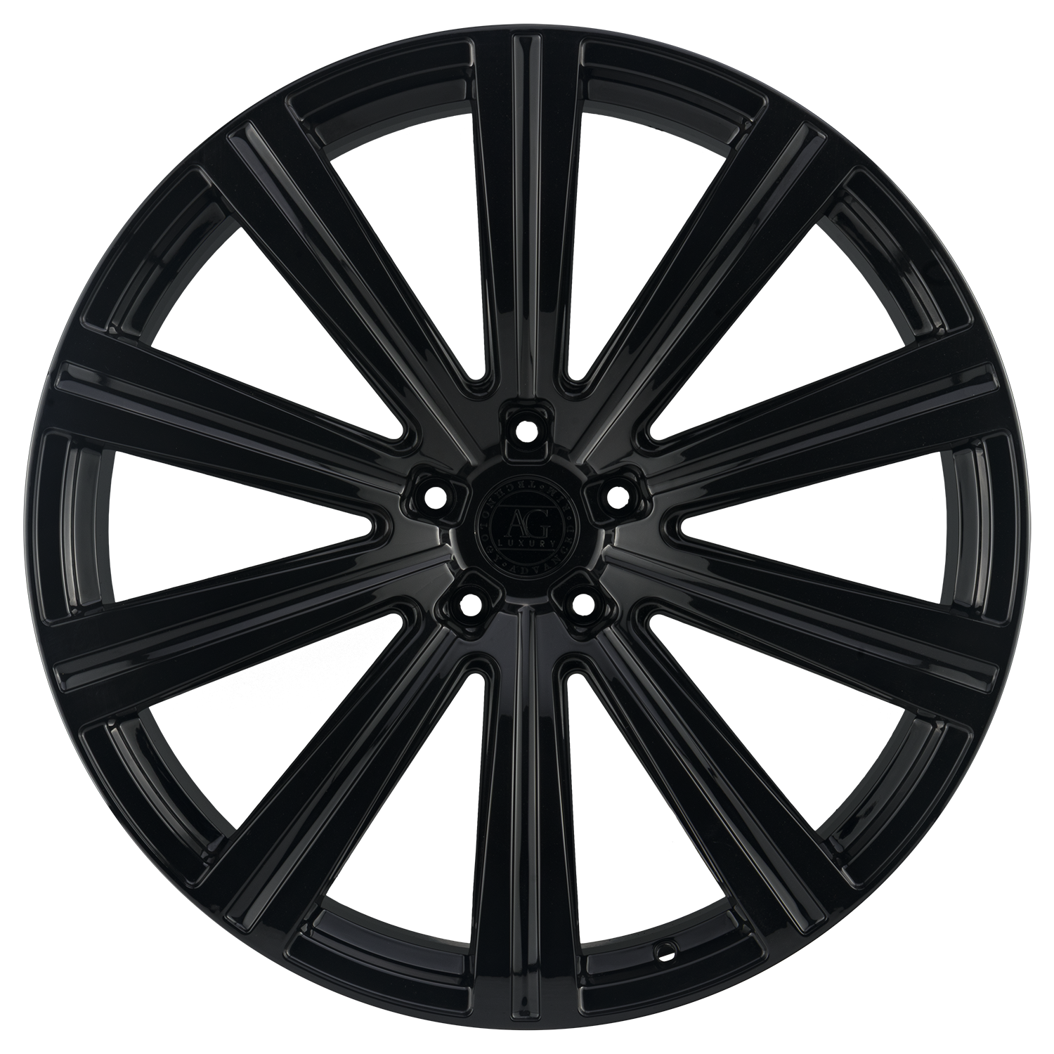 AG Luxury VANGUARD, Deep Concave Profile, 22x10.5, 5x120, ET38, CB72.56, Gloss Black