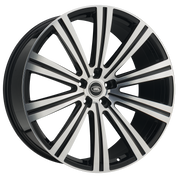AG Luxury VANGUARD, Deep Concave Profile, 24x10, 5x120, ET35, CB72.56, Gloss Black Machined