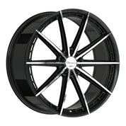 Giovanna Alesanna, Deep Profile, 20x10, 5x100 to 5x132, ET10 to 45, CB54.1 to 84.1, Machined Black