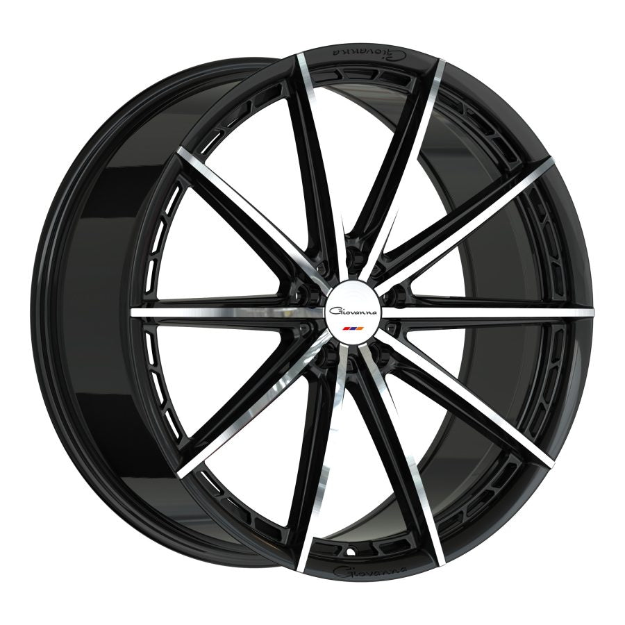 Giovanna Alesanna, Deep Profile, 20x10, 5x100 to 5x132, ET10 to 45, CB54.1 to 84.1, Machined Black