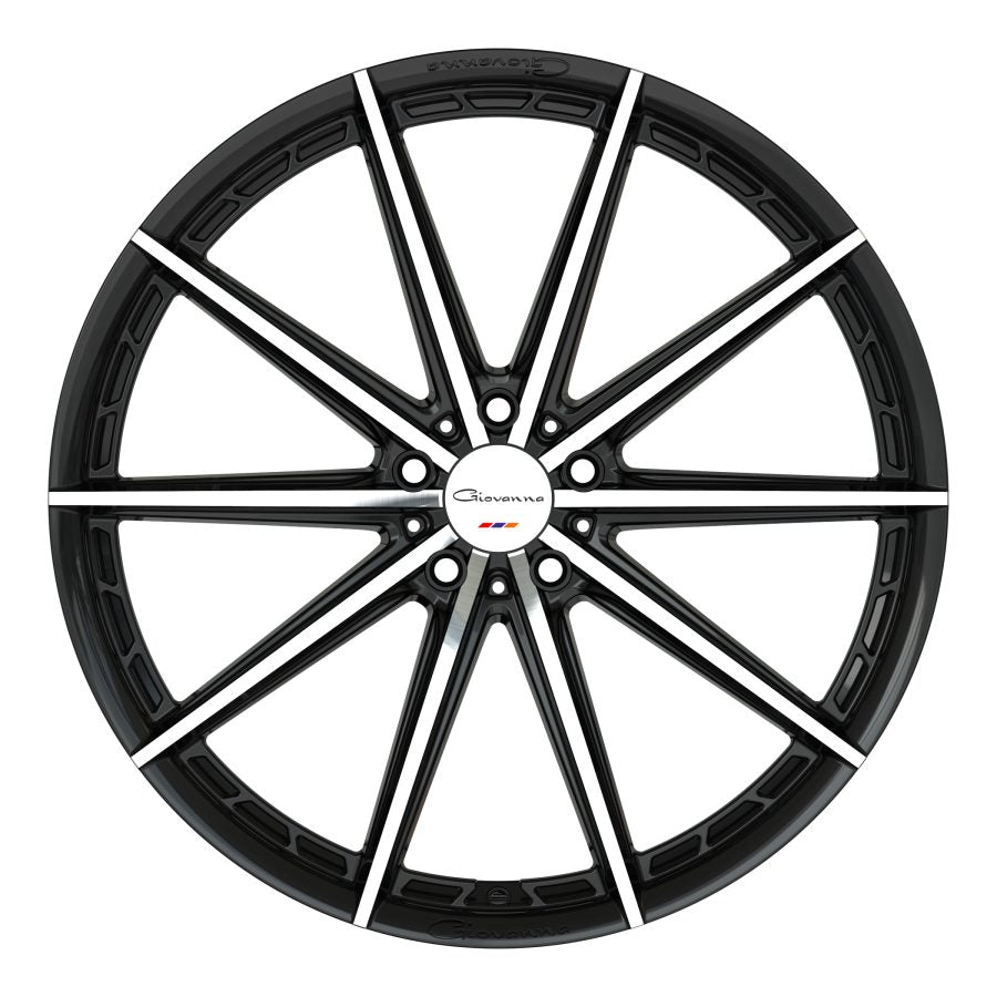Giovanna Alesanna, Deep Profile, 20x10, 5x100 to 5x132, ET10 to 45, CB54.1 to 84.1, Machined Black