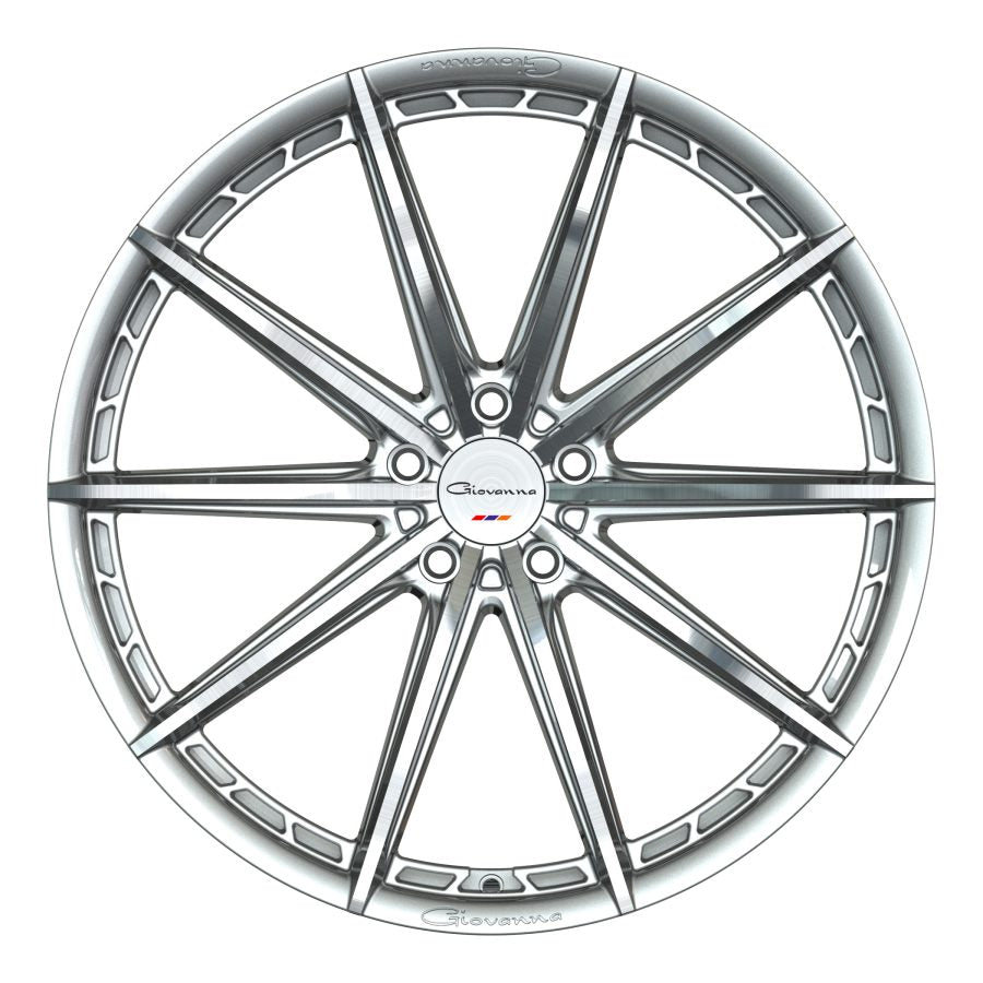 Giovanna Alesanna, Regular Profile, 22x9, 5x112, ET27, CB66.5, Machined Silver