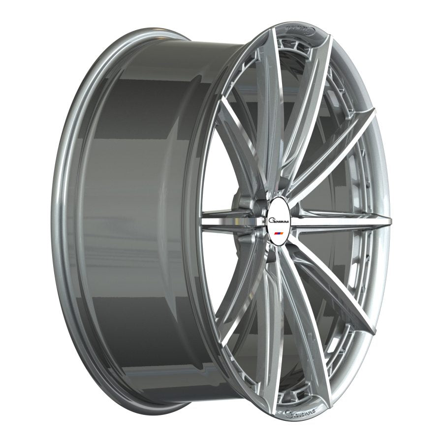 Giovanna Alesanna, Regular Profile, 22x9, 5x112, ET27, CB66.5, Machined Silver