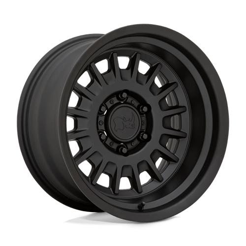 Black Rhino Hard Alloys ALISO, 17X8.5, 6X139.7, ET-10, CB106.1, MATTE BLACK 1785ALS-06140M06