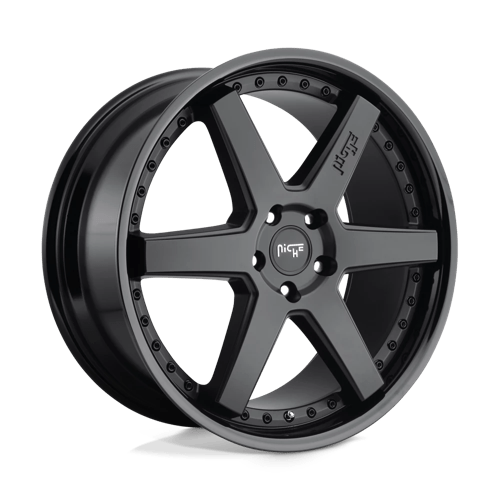 Niche 1PC M192 ALTAIR, 18X8.5, 5X120, ET35, CB72.56, GLOSS BLACK MATTE BLACK