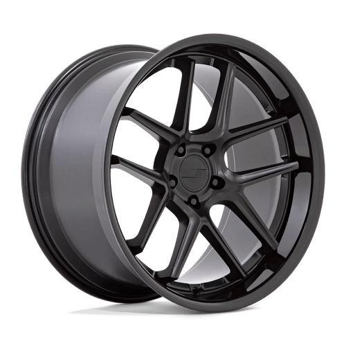 American Racing AR942 BISHOP, 20X11, 5X115, ET22, CB71.5, MATTE BLACK W/ GLOSS BLACK LIP